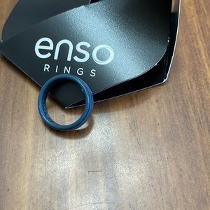 Slate gray Enso silicone ring